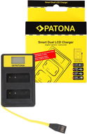 PATONA - Dual Panasonic DMW-BLG10 , LCD,USB-vel - Fényképezőgép és kamera akku töltő