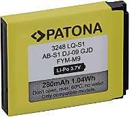 PATONA for DZ09, QW09, W8, A1, V8, X6, 280mAh, LQ-S1 - Smartwatch Battery