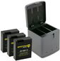 PATONA Nabíječka pro 3 baterie GoPro Hero 13 + 3 × baterie 1950 mAh - Nabíječka