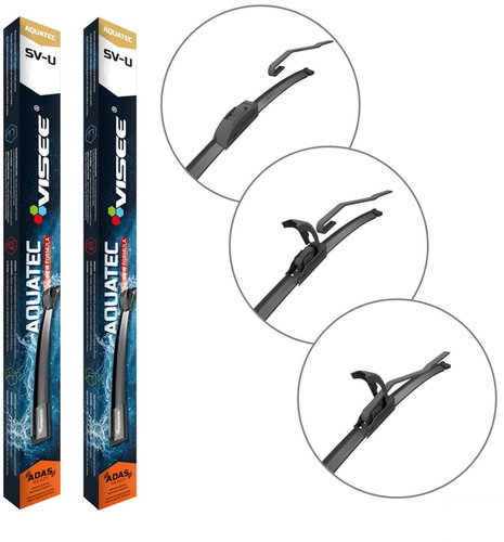 Visee Flat Wipers Volkswagen Polo (9N1) 10.2001'05.2002 - SV-U 530 + 480 - Windscreen wiper - Main image