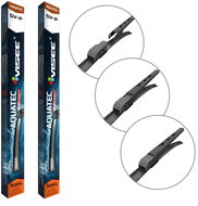 Visee Flat Wipers of the Audi A4 (Avant 8E5; B6) 04.2001'10.2003 - SV-P 550 + 550 - Windscreen wiper