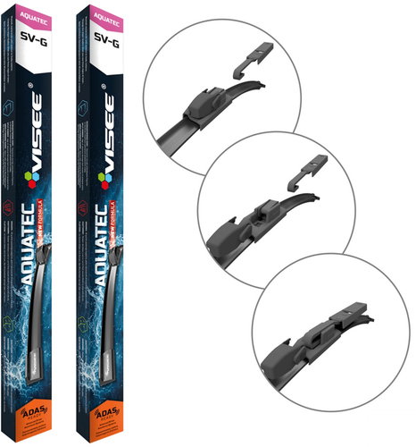 Visee Flat Wipers Honda Civic (VIII Hatchback FN, FK) 01.2006'12.2011 - SV-G 700 + 580R - Windscreen wiper - Main image