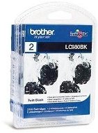  BROTHER LC-980BK Twin Pack - Cartridge