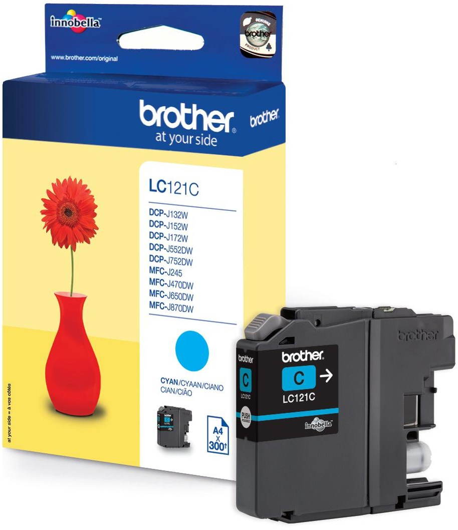 Brother LC-121C, cián