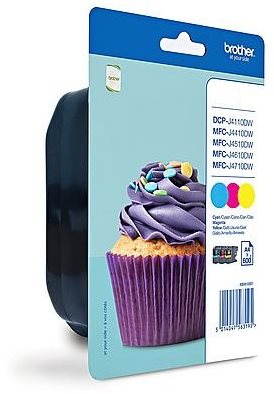 Brother LC-123RBWBP multipack