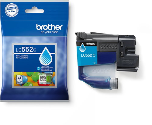 Brother LC-552C azurový - Cartridge - Main image