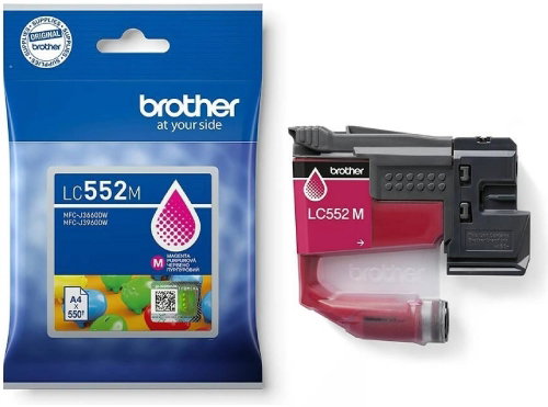 Brother LC-552M purpurový - Cartridge - Main image