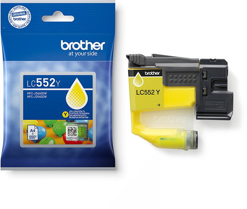 Brother LC-552Y žlutý Main image Brother LC-552Y žlutý - Cartridge - Main image