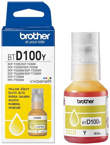 Brother BT-D100Y sárga - Nyomtató tinta - Fő fotó