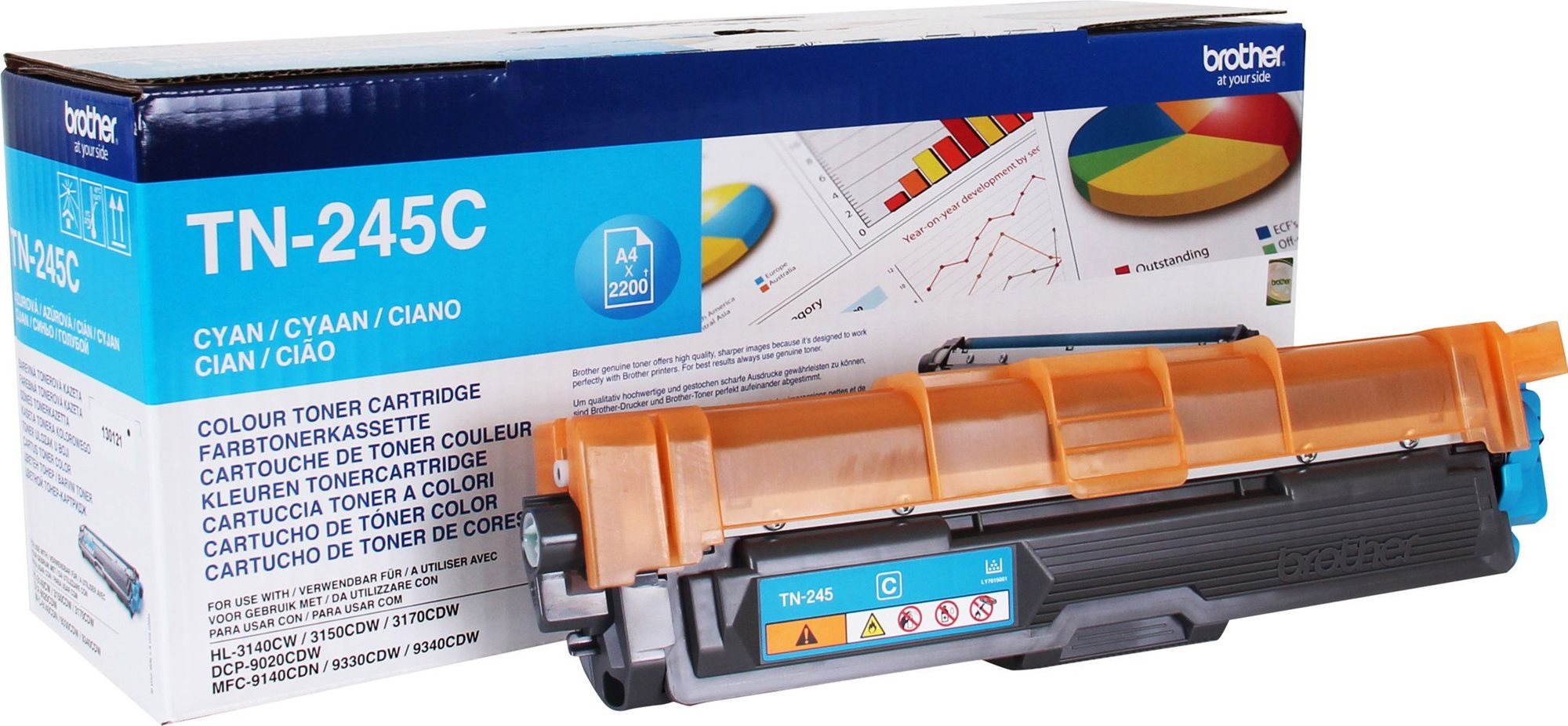 Brother TN-245C cián