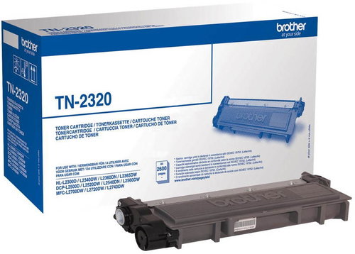 Brother TN-2320 Black - Printer Toner - Main image