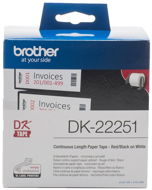 Öntapadós címke Brother DK 22251 - Papírové štítky