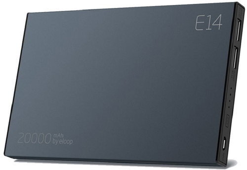 Eloop E14 20000mAh Black - Power Bank - Main image