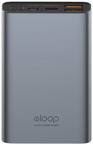 Eloop E36 12000mAh Quick Charge 3.0+ PD Silver - Power Bank - Main image