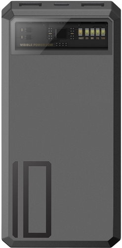 Eloop E53 10000mAh, PD20W power bank, black - Power Bank - Main image