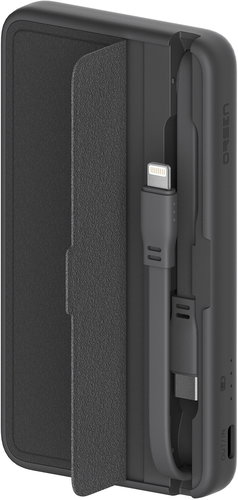 Eloop E57 10000mAh with Lightning and USB-C Cables Black - Power Bank - Main image