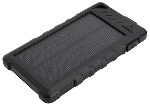 Schwarzwolf Ikimba solar powerbank capacity 8000mAh black - Power Bank - Main image
