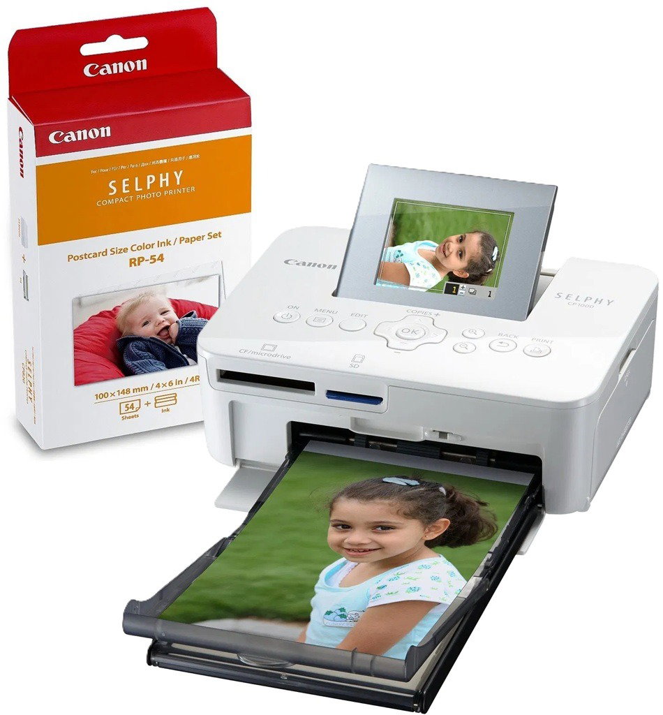 Canon SELPHY CP1000, fehér + RP-54 papír