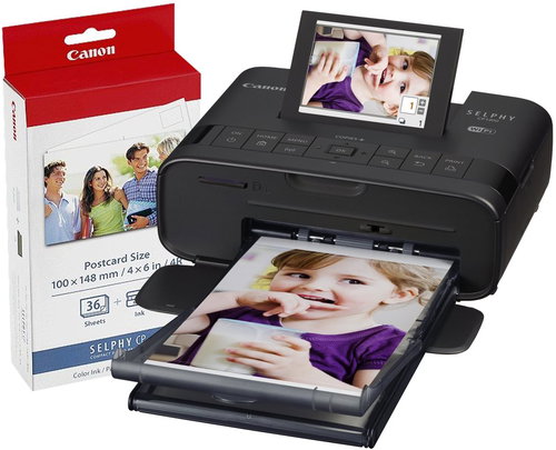 Canon SELPHY CP1300 Black + Papers KP-36 - Dye-Sublimation Printer - Main image