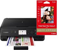 Canon PIXMA TS5055 Black - PP201 Papers - Inkjet Printer