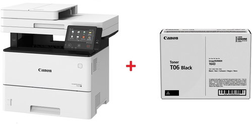 Canon imageFORCE 1643 + toner T06 Main image Canon imageFORCE 1643 + toner T06 - Laser Printer - Main image
