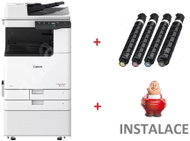 Canon imageFORCE C3026 + 4 Toners + S3 Pedestal + Installation - Laser Printer