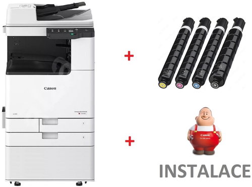 Canon imageFORCE C3026 + 4 Toners + S3 Pedestal + Installation - Laser Printer - Main image