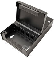 VALUE Rozvodný box pro keystone moduly, 4 porty, neosazený, černý - Rozvaděč