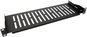 Shelf VALUE 19'' shelf 1U, 150 mm, max. 10 kg, black - Police