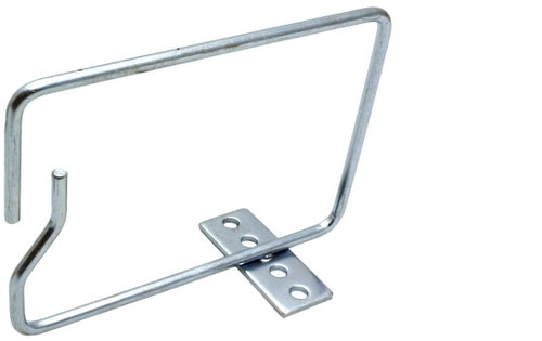 ROLINE Metal lashing eye 140 × 100 mm, asymmetric, side - Cable Organiser - Main image