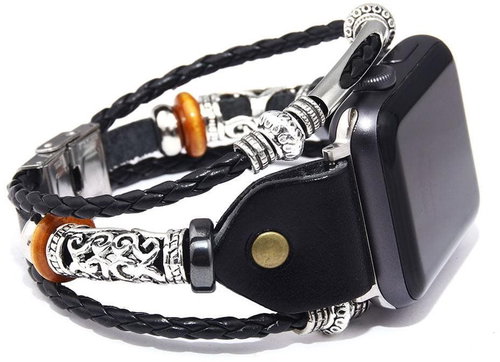 Predator Náramek/pásek na chytré hodinky Apple černá 21,5cm / 42mm,44mm - Watch Strap - Main image