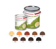 PRO-DOMA Lazura na dřevo barva mahagon – 0,75 l - Lazura