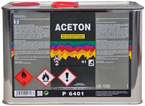 BARVY A LAKY HOSTIVAŘ, a.s. Aceton P 6401 – 4 l - Masonry Cleaner - Main image