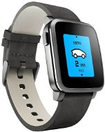 Pebble Time Steel Smartwatch fekete - Okosóra