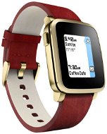Pebble Time Steel Smartwatch Gold - Smart Watch