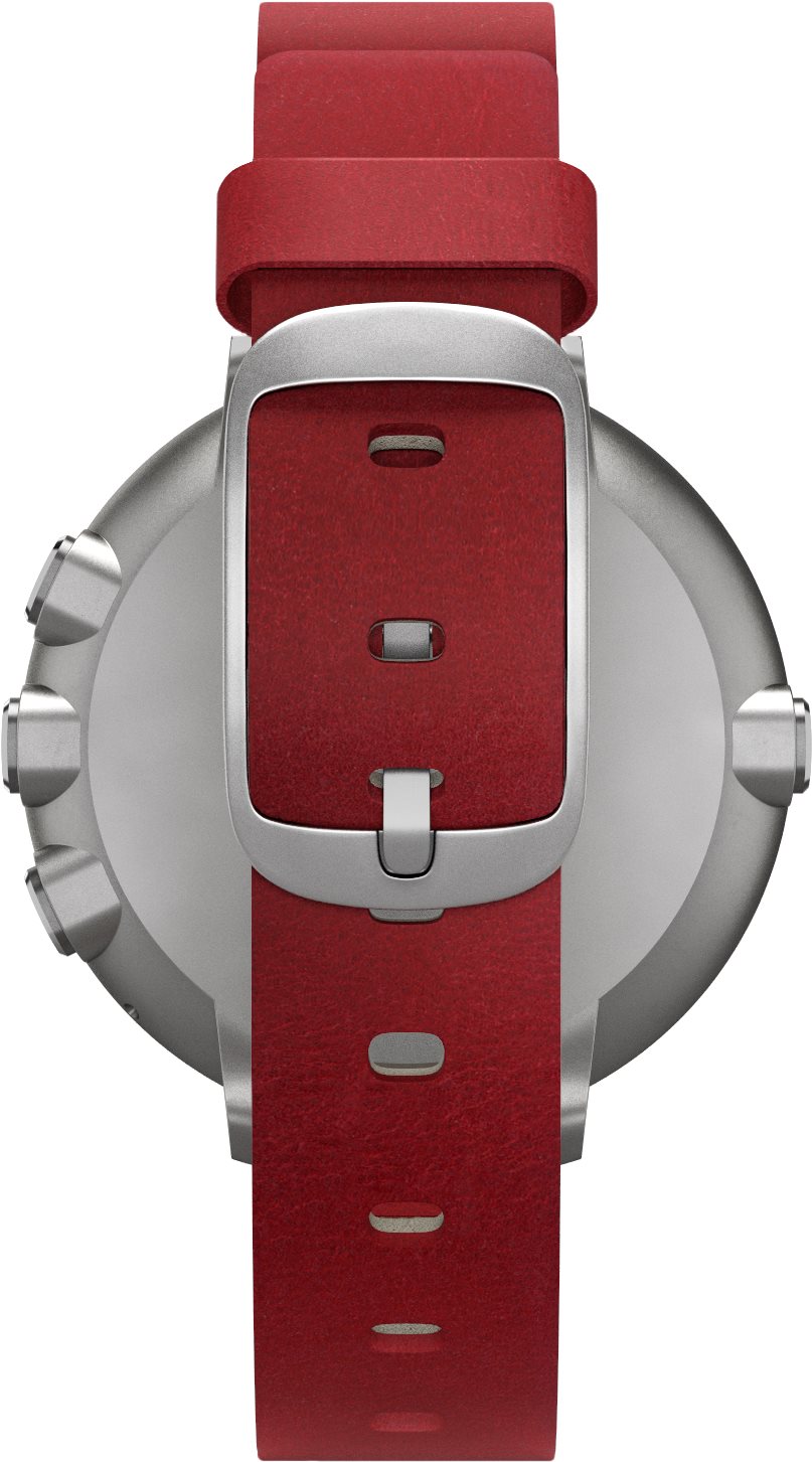 Pebble time round clearance silver