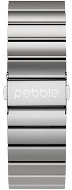Pebble Time Steel Link Bands Silver - Remienok na hodinky