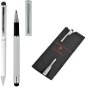 PIERRE CARDIN CLAUDIE súprava guličkové pero + roller, biela - Sada písacích potrieb
