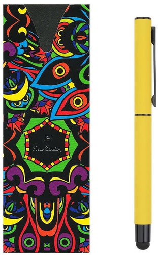 PIERRE CARDIN CELEBRATION Rollerball with Stylus, Yellow - Roller - Main image