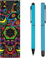 PIERRE CARDIN CELEBRATION sada kuličkové pero + roller, světle modrá - Sada psacích potřeb