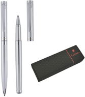 PIERRE CARDIN RENEE Set Ballpoint + Rollerball Pens, Silver - Stationery Set