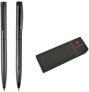PIERRE CARDIN RENEE Set Ballpoint Pen + Mechanical Pencil, Gunmetal - Stationery Set