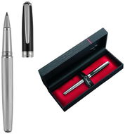 PIERRE CARDIN CHRISTOPHE Black-silver Rollerball Pen - Roller