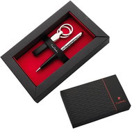PIERRE CARDIN TRIANON with Key Ring, Black - Ballpoint Pen