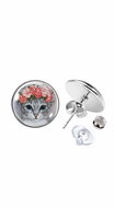 Pecky earrings 14 mm Cat - Earrings