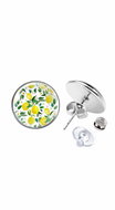 Pecky earrings 14 mm Lemons - Earrings
