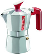 PEDRINI ECO BRILLANTATA MANICO ROSSO Moka konvička 2 porce 100 ml - Moka Pot