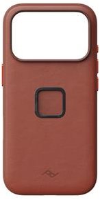 Peak Design Everyday Case SlimLink iPhone 18 Pro - Redwood Clarino - Phone Cover - Main image