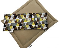 VATT mat for dogs in protective cover TRIANGL BROWN - Dog Mat