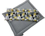 VATT mat for dogs in protective cover TRIANGL GREY 70×60 - Dog Mat